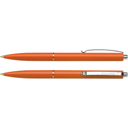 Ручка кулькова Schneider К15 корпус помаранчевий, пише синім под Нанесение логотипа