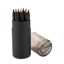 Набор цветных карандашей BLOCKY, 3,6x10,5 см под Нанесение логотипа