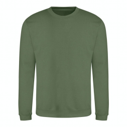 AWDIS SWEAT, Earthy Green под Нанесение логотипа