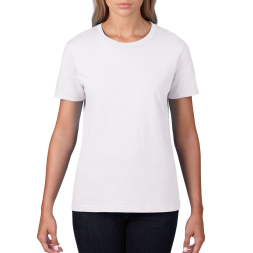 PREMIUM COTTON® LADIES` T-SHIRT , White под Нанесение логотипа