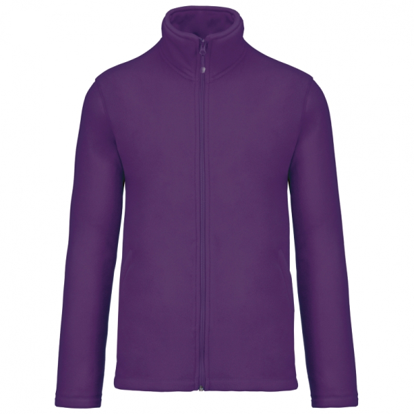 FALCO - FULL ZIP MICROFLEECE JACKET, Purple под Нанесение логотипа