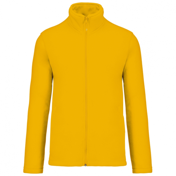 FALCO - FULL ZIP MICROFLEECE JACKET, Yellow под Нанесение логотипа
