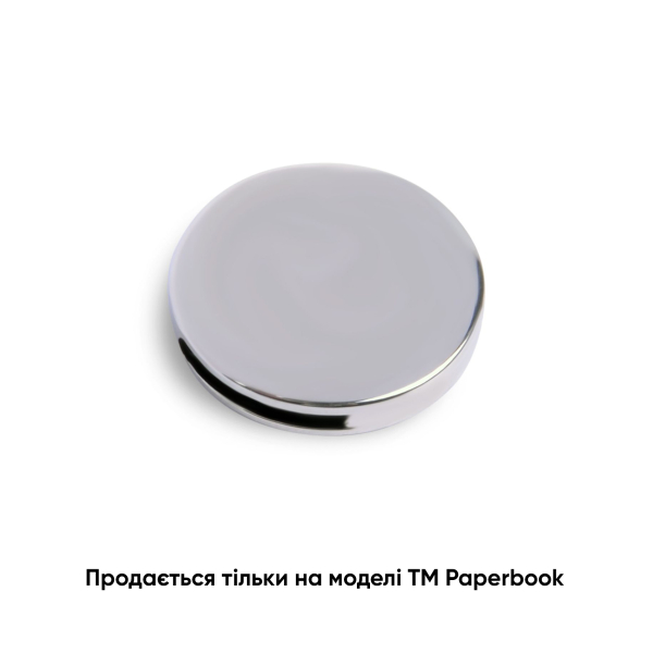 Сменная круглая металлическая табличка для записной книжки под Нанесение логотипа