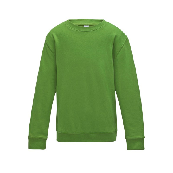 KIDS AWDIS SWEAT, Lime Green под Нанесение логотипа