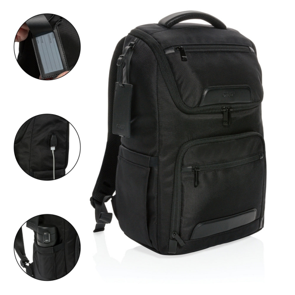 Рюкзак Swiss Peak 'Voyager' для ноутбука 15" с RFID-защитой под Нанесение логотипа