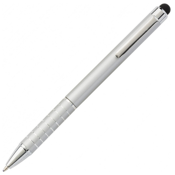 Ручка-стилус алюмінієва 'Oliver' поворотна под Нанесение логотипа
