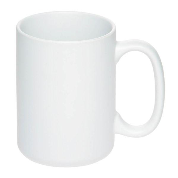 Чашка керамическая 390 мл матовая снаружи под Нанесение логотипа