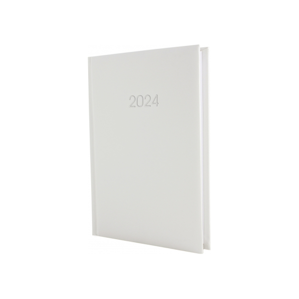 Щоденник датований 2024, SAMBA, білий, А5 под Нанесение логотипа