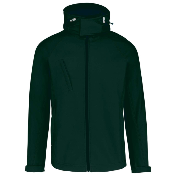 MEN`S DETACHABLE HOODED SOFTSHELL JACKET под Нанесение логотипа