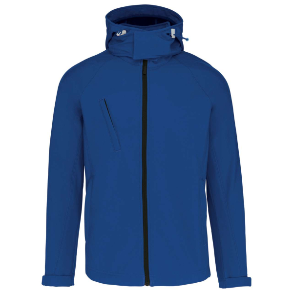 MEN`S DETACHABLE HOODED SOFTSHELL JACKET под Нанесение логотипа