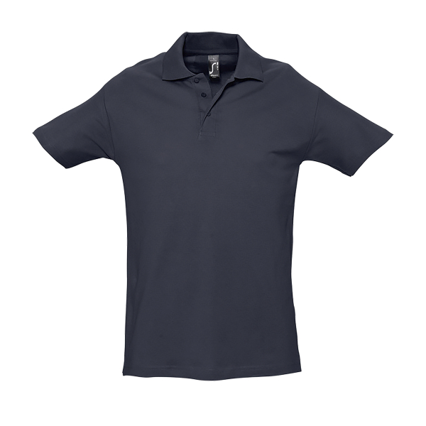 SOL`S SPRING II - MEN’S PIQUE POLO SHIRT, Navy
 под Нанесение логотипа