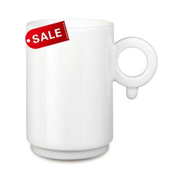 Чашка Auris 0,25 л, белая под Нанесение логотипа