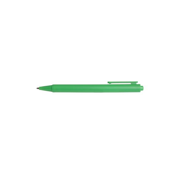 Ручка шариковая Rio, зеленая под Нанесение логотипа