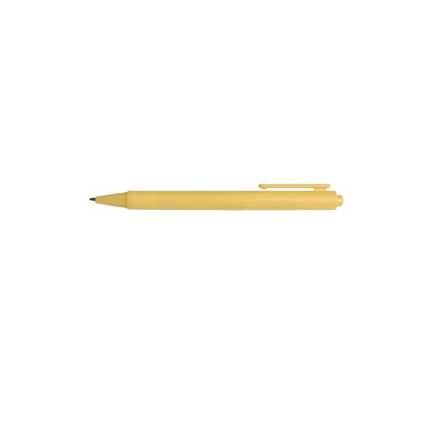 Ручка шариковая Rio, желтая под Нанесение логотипа