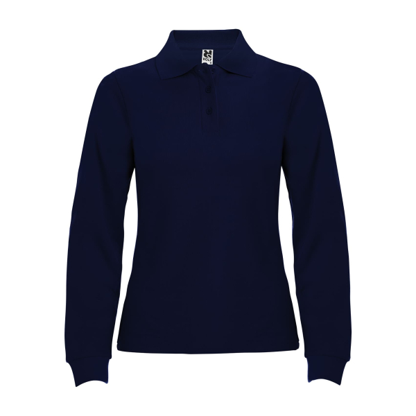 Поло жіноче з довгим рукавом Estrella woman L/S 220 под Нанесение логотипа