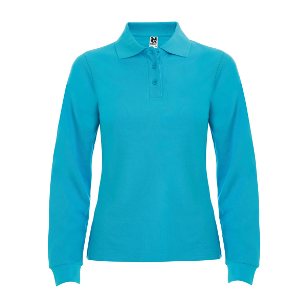 Поло жіноче з довгим рукавом Estrella woman L/S 220 под Нанесение логотипа