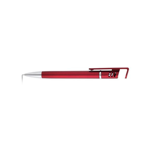Ручка шариковая TECNA, красная под Нанесение логотипа