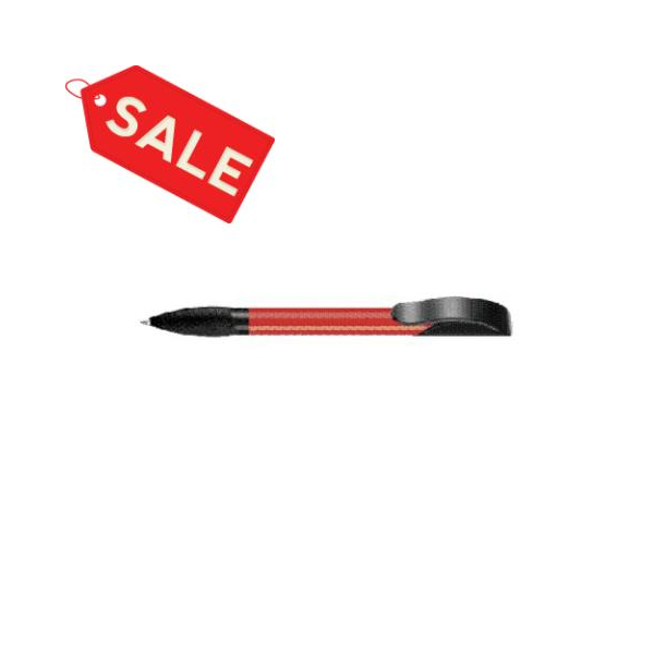 Ручка шариковая "Hattrix-Basic" черно-красная под Нанесение логотипа