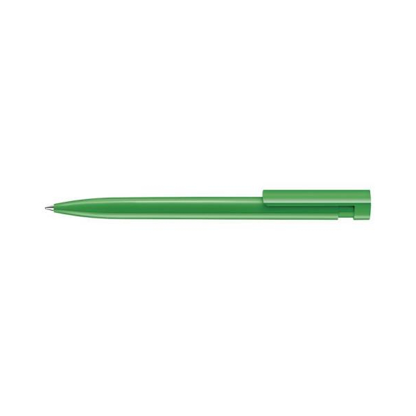 Ручка шариковая Liberty Polished пластик, зеленый 347 под Нанесение логотипа
