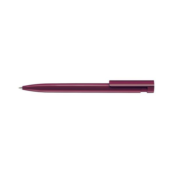 Ручка шариковая Liberty Polished пластик, корпус красный 202 под Нанесение логотипа