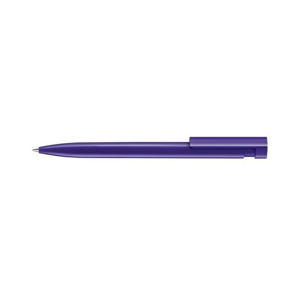 Ручка шариковая Liberty Polished пластик, фиолетовый 267 под Нанесение логотипа