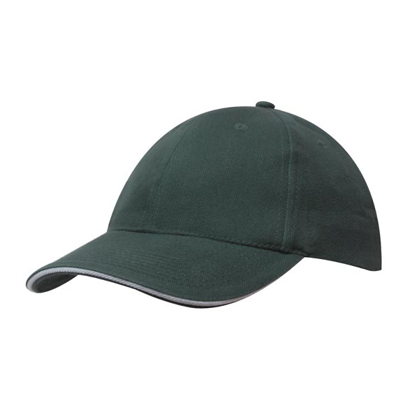 Brushed Cotton Cap with Trim под Нанесение логотипа