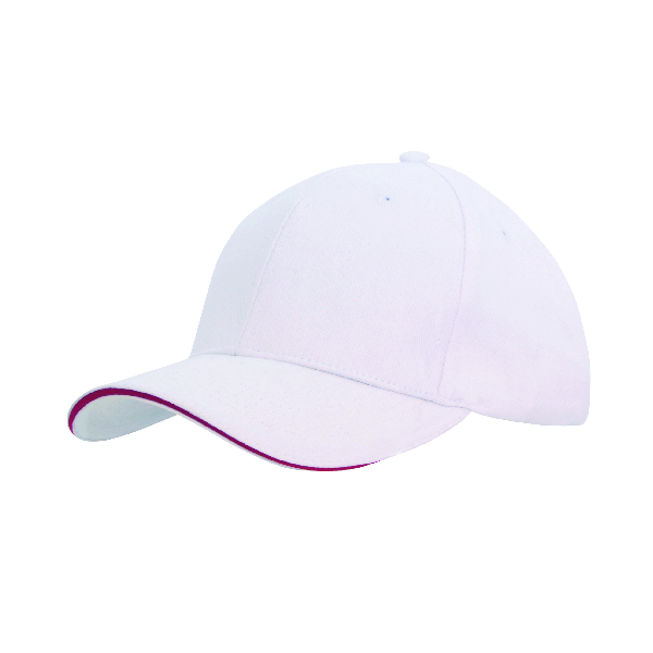 Brushed Cotton Cap with Trim под Нанесение логотипа