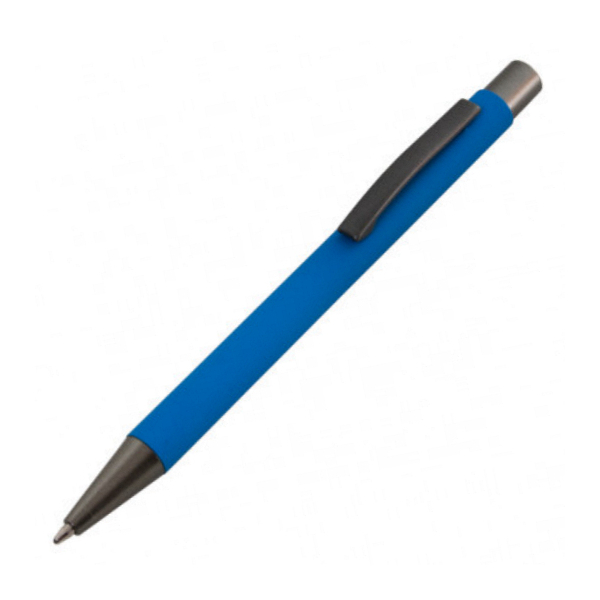 Ручка металлическая TARA, зеркальный лого под Нанесение логотипа