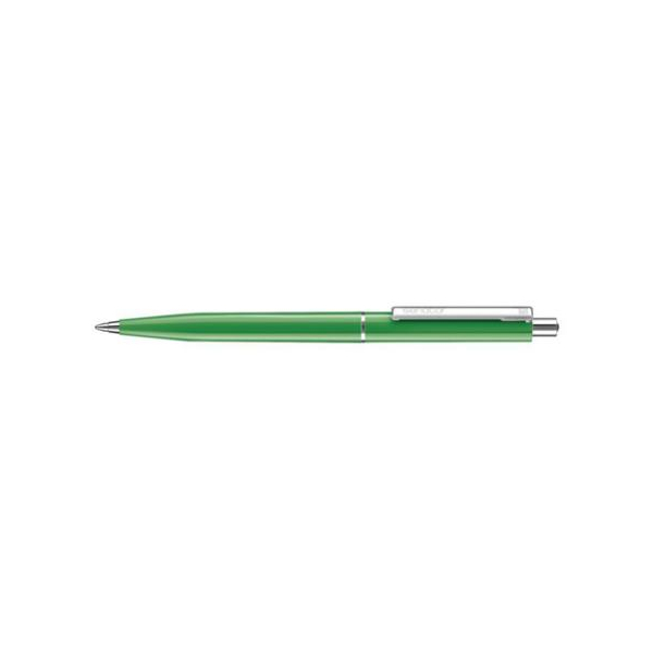 Ручка шариковая Point Polished пластик, корпус зеленый 347 под Нанесение логотипа