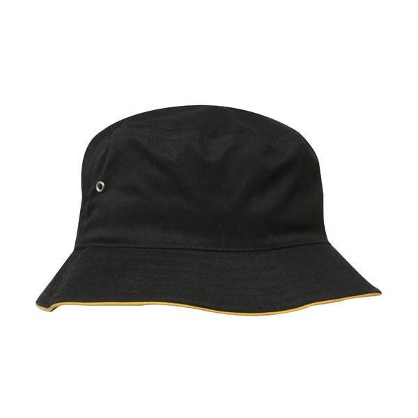 BRUSHED SPORTS TWILL BUCKET HAT под Нанесение логотипа