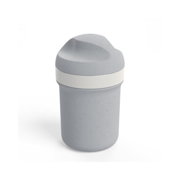 Пляшка для води OASE MINI, 200 мл, сірий Organic под Нанесение логотипа