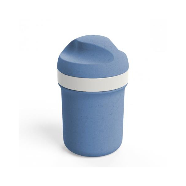 Пляшка для води OASE MINI, 200 мл, синій Organic под Нанесение логотипа