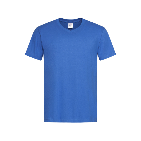 Classic V-neck Men, Bright Royal под Нанесение логотипа