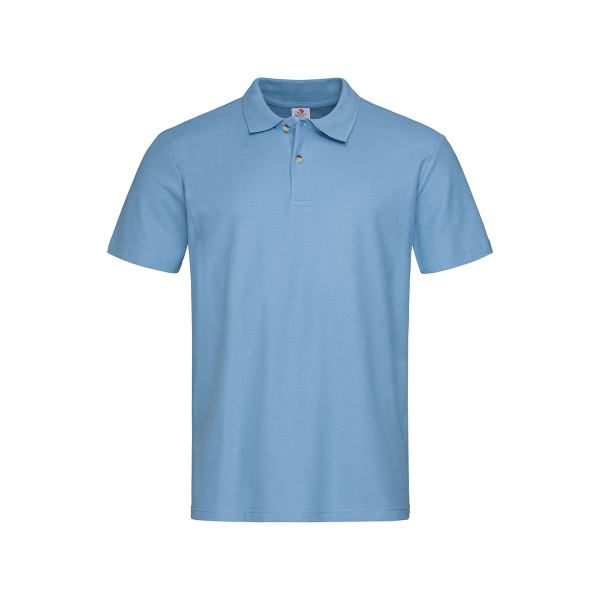 Polo Men, Light Blue под Нанесение логотипа