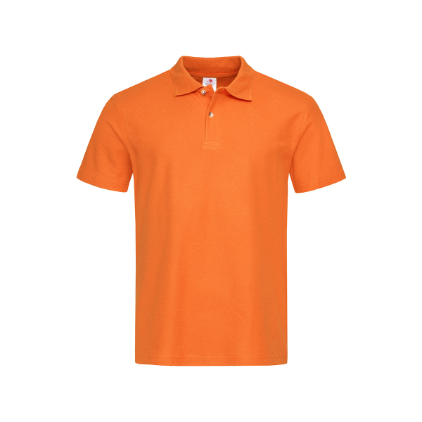Polo Men, Orange под Нанесение логотипа
