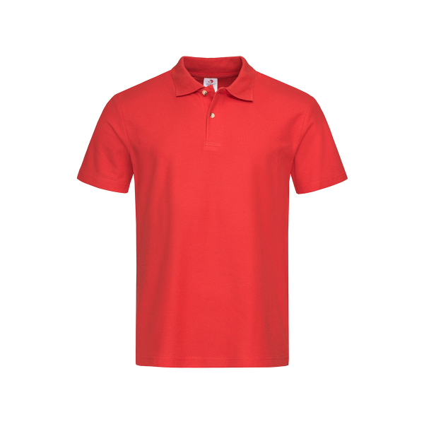 Polo Men, Scarlet Red под Нанесение логотипа