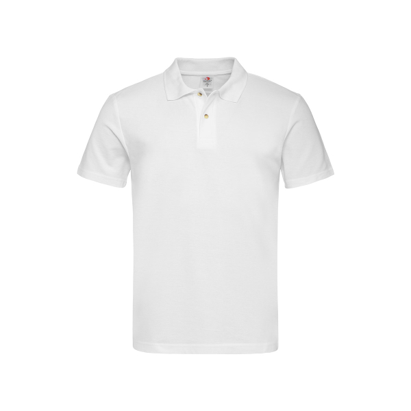 Polo Men, White под Нанесение логотипа