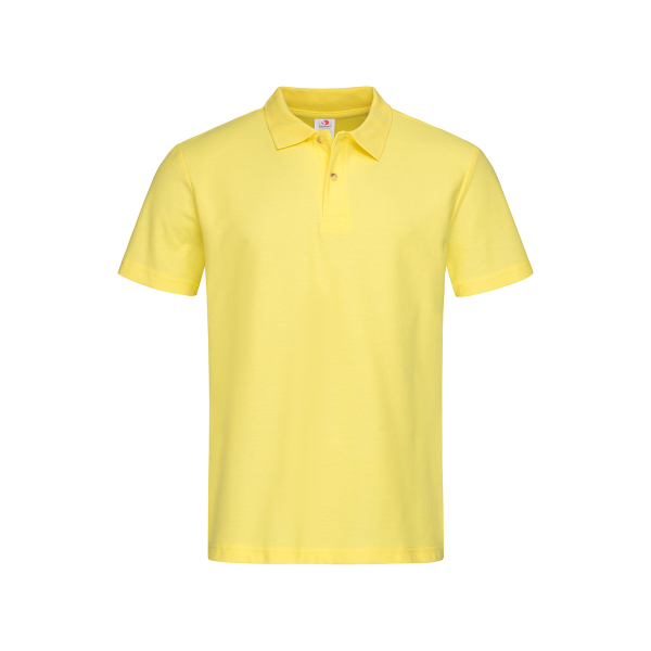 Polo Men, Yellow под Нанесение логотипа