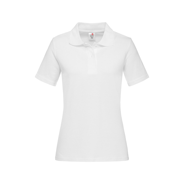 Polo Women, White под Нанесение логотипа