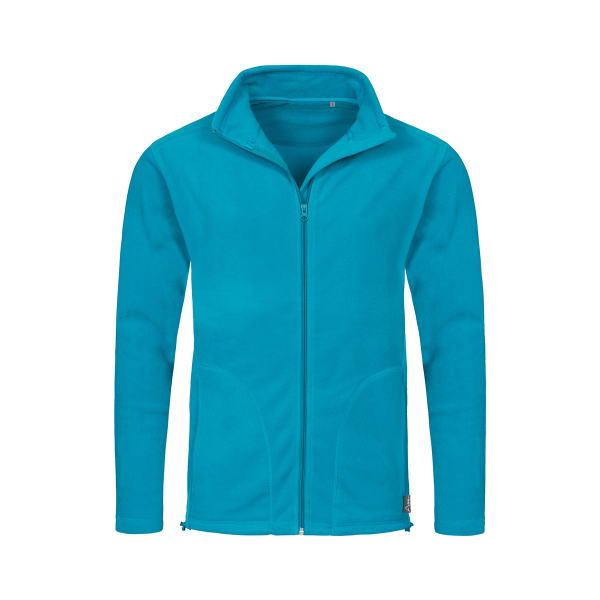 Active Fleece Jacket Man, Hawaii Blue под Нанесение логотипа