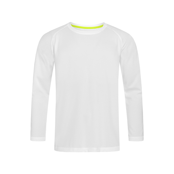 Active 140 Long Sleeve, White под Нанесение логотипа