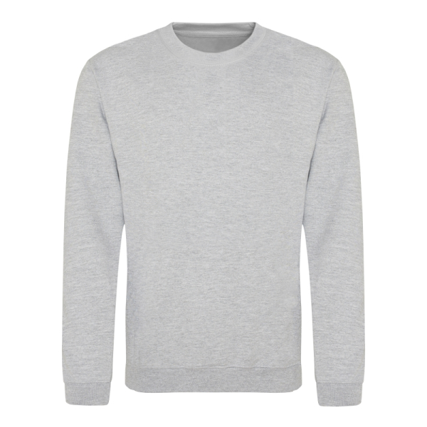 AWDIS SWEAT, Heather Grey под Нанесение логотипа