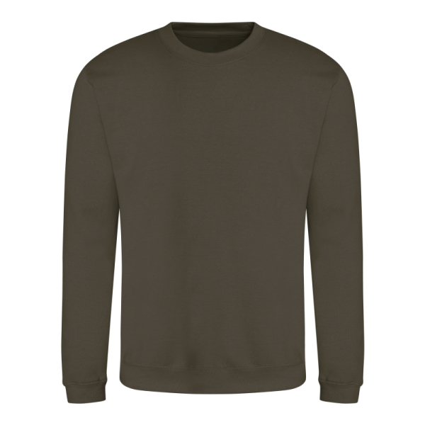 AWDIS SWEAT, Olive Green под Нанесение логотипа