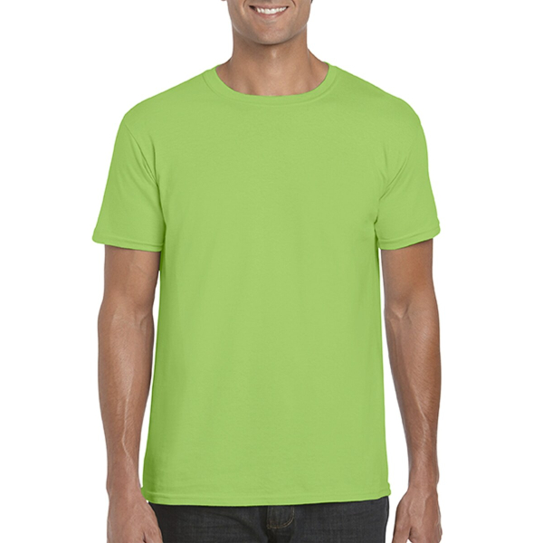 SOFTSTYLE® ADULT T-SHIRT, Lime под Нанесение логотипа