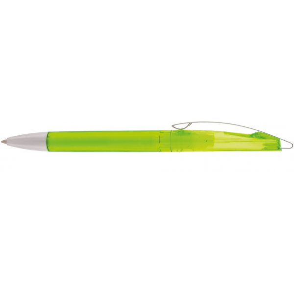 Ручка кулькова Optima promo MEXICO. Корпус світло зелений, пише синім под Нанесение логотипа