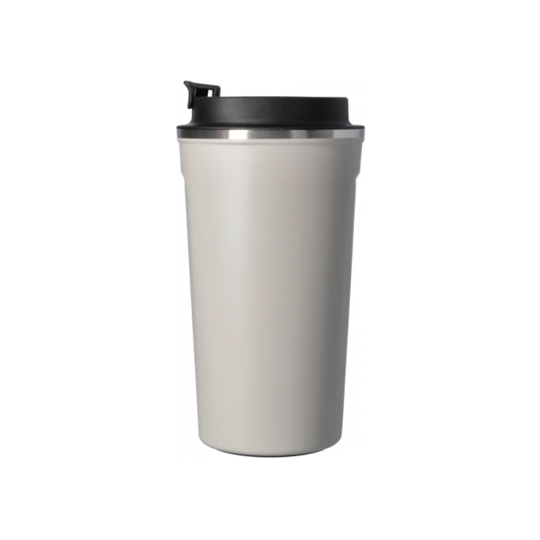 Термокружка металева Optima COFFE 500 мл, сірий под Нанесение логотипа