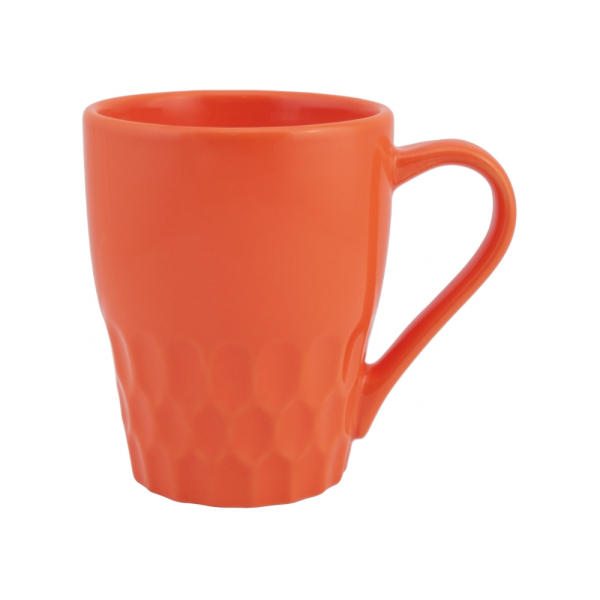 Чашка керамічна Economix promo CASSANDRA, помаранчева под Нанесение логотипа