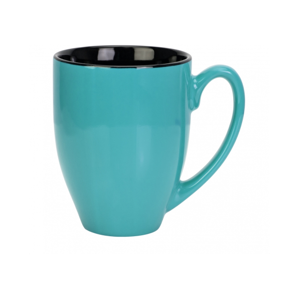 Чашка керамічна Optima promo SUNSET 300 мл, синьо-чорна под Нанесение логотипа