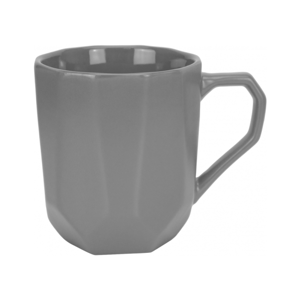 Чашка керамічна Optima promo MODERN 320 мл, сіра под Нанесение логотипа