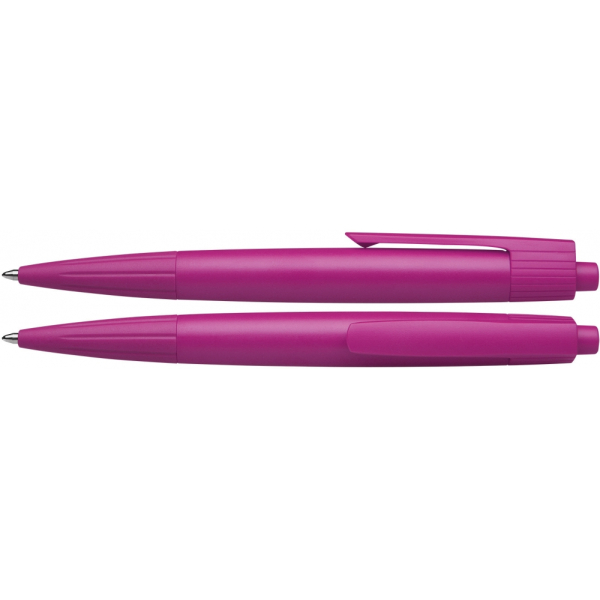 Ручка кулькова Schneider LIKE корпус рожевий, пише синім под Нанесение логотипа